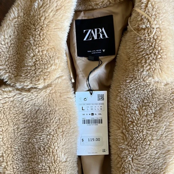 Faux Fur Zara Coat - Picture 2 of 5